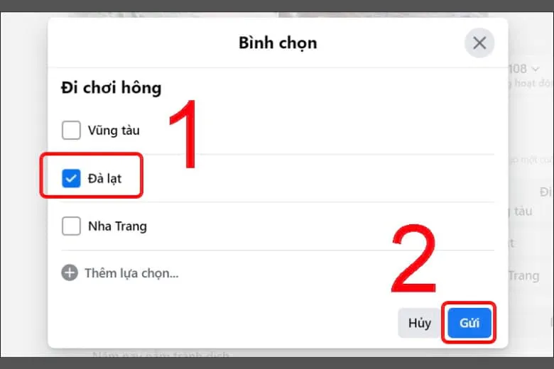 Hướng dẫn 2 cách tạo cuộc thăm dò ý kiến trên Messenger trên điện thoại, máy tính đầy đủ nhất