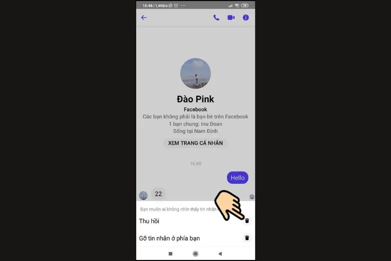 Hướng dẫn 2 cách thu hồi tin nhắn trên Messenger cả 2 bên trên mọi thiết bị nhanh nhất