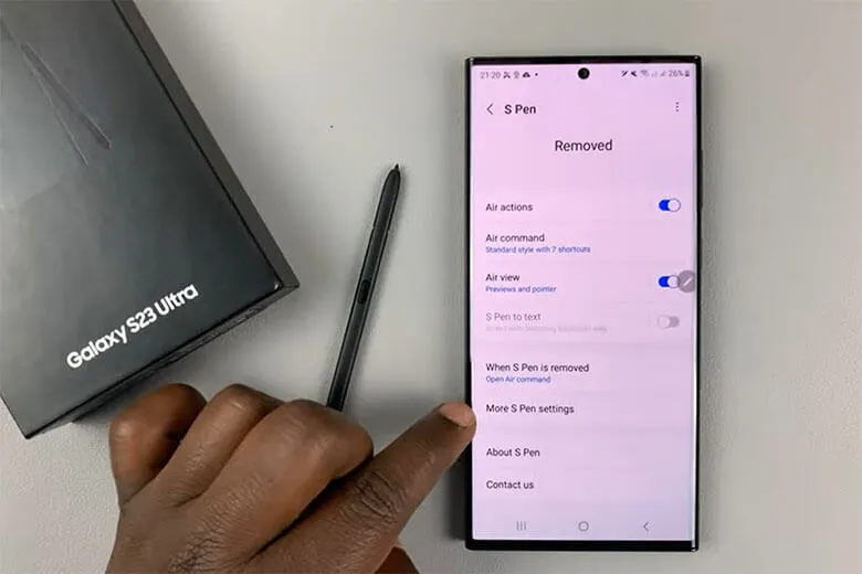Hướng dẫn 20 cách sử dụng bút S Pen trên Samsung Galaxy S23 Ultra hiệu quả