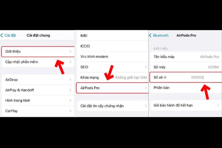Hướng dẫn 3 cách check IMEI AirPods 2, 3, Pro đơn giản nhất cho bạn