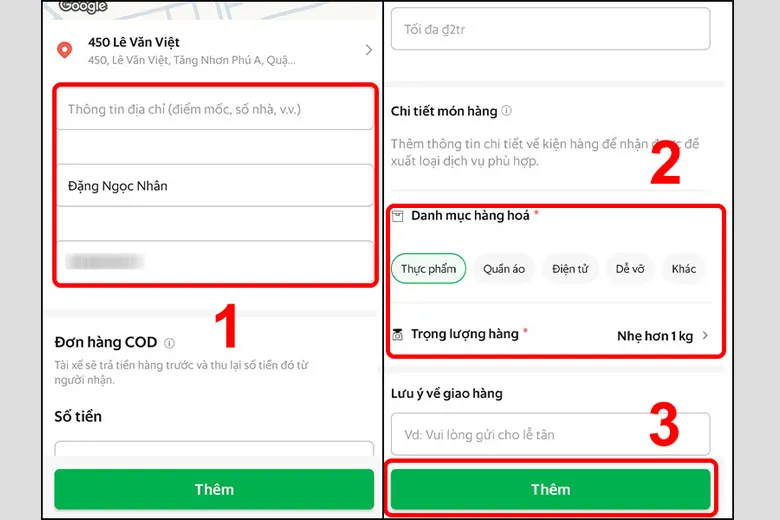 Hướng dẫn 3 cách đặt xe Grab xe máy, xe hơi, giao đồ ăn, giao hàng trong 1 nốt nhạc