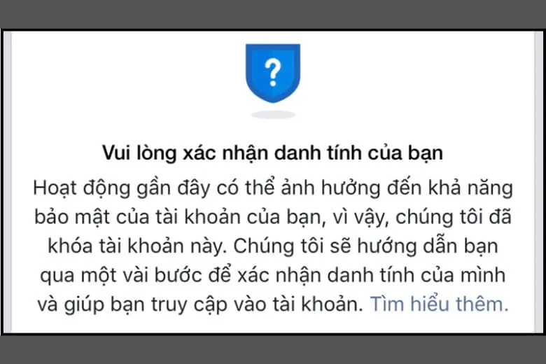 Hướng dẫn 3 cách xác nhận danh tính Facebook siêu đơn giản trong 1 nốt nhạc