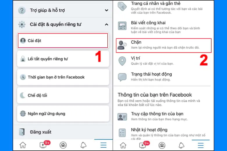 Hướng dẫn 4 cách bỏ chặn trên Facebook và Messenger trên điện thoại, máy tính dành cho bạn