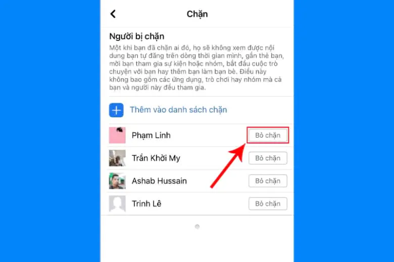 Hướng dẫn 4 cách bỏ chặn trên Facebook và Messenger trên điện thoại, máy tính dành cho bạn