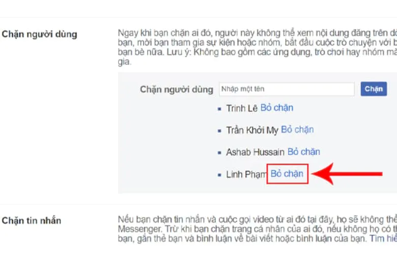 Hướng dẫn 4 cách bỏ chặn trên Facebook và Messenger trên điện thoại, máy tính dành cho bạn