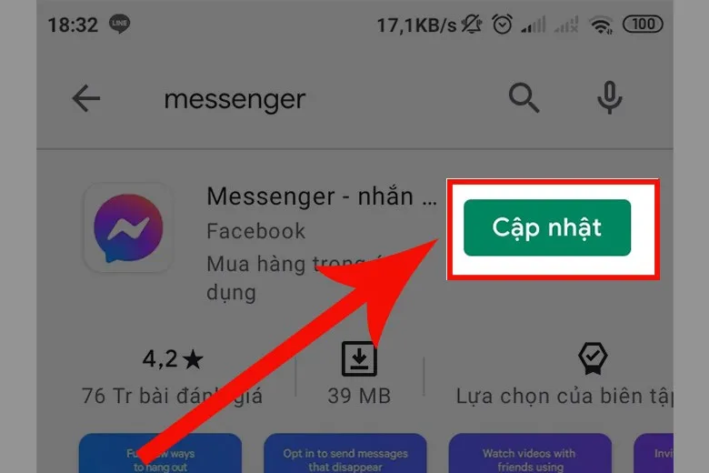 Hướng dẫn 4 cách cập nhật Messenger phiên bản mới nhất trên điện thoại, máy tính siêu đơn giản