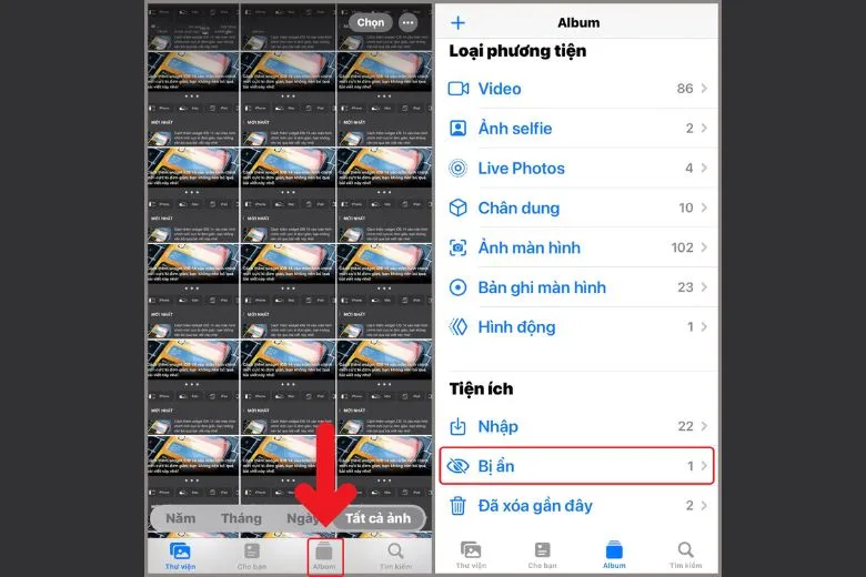 Hướng dẫn 5 cách ẩn ảnh trên iPhone thực hiện dễ nhất