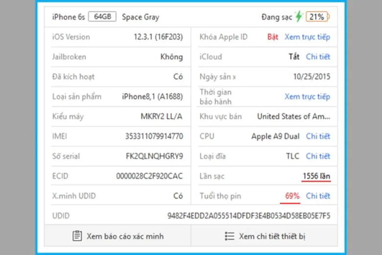 Hướng dẫn 5 cách kiểm tra số lần sạc trên iPhone đơn giản nhất