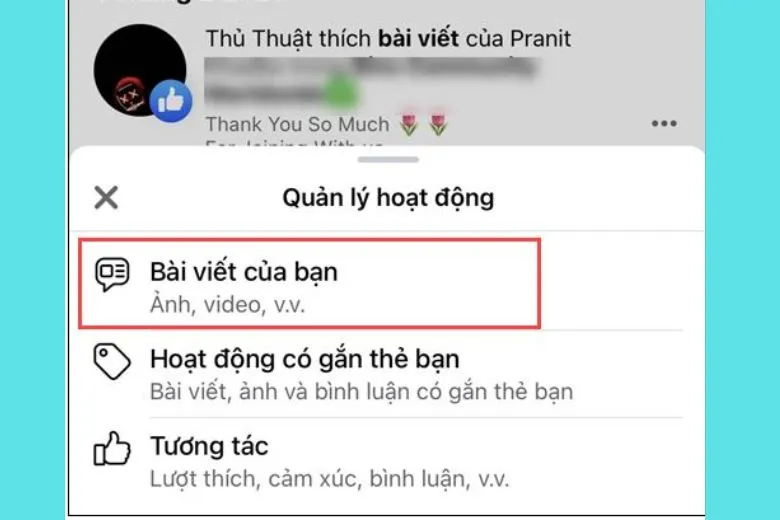 Hướng dẫn 6 cách ẩn 1 hoặc tất cả bài viết trên Facebook siêu đơn giản cho bạn