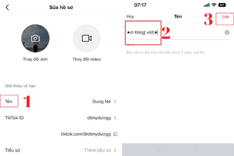 Hướng dẫn 6 cách đổi tên trên TikTok bằng điện thoại, máy tính để giúp bạn tạo nét đặc trưng riêng