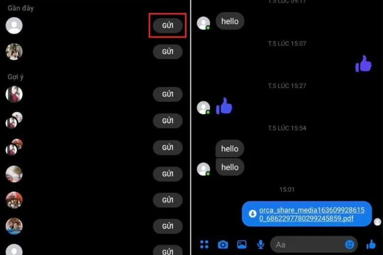 Hướng dẫn 6 cách gửi file qua Messenger trên điện thoại và máy tính siêu dễ và nhanh nhất