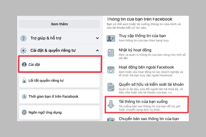 Hướng dẫn 6 cách khôi phục tin nhắn Messenger đã xóa trên iPhone, Android, máy tính đơn giản