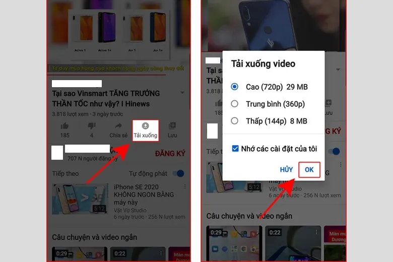 Hướng dẫn 7 cách tải video YouTube về điện thoại đối với mọi dòng máy siêu nhanh chóng và dễ làm