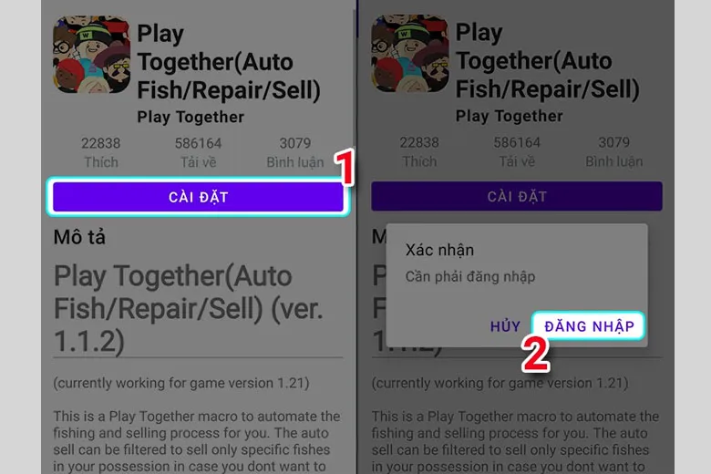 Hướng dẫn Auto câu cá Play Together iOS, Android và PC thành công 100%