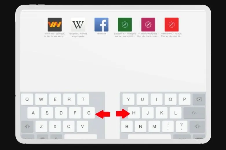 Hướng dẫn cách chia đôi bàn phím trên iPad nhanh nhất