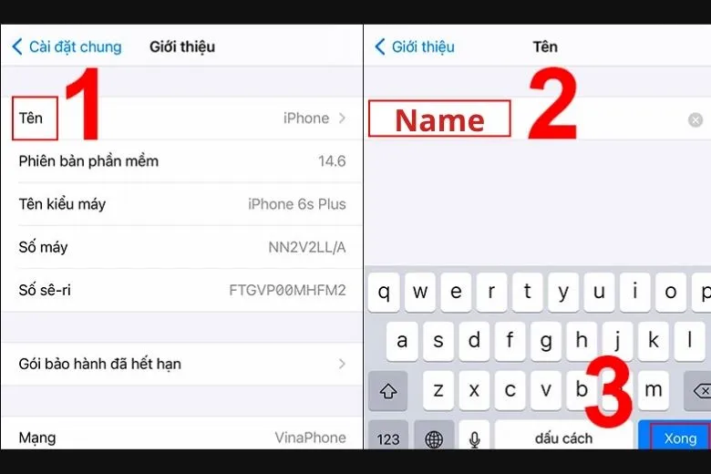 Hướng dẫn cách đổi tên iPhone, iPad, MacBook, Apple Watch đơn giản nhất