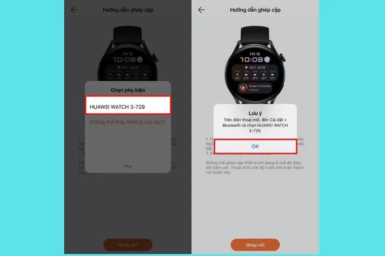 Hướng dẫn cách kết nối Huawei Watch 3 với điện thoại cho người mới
