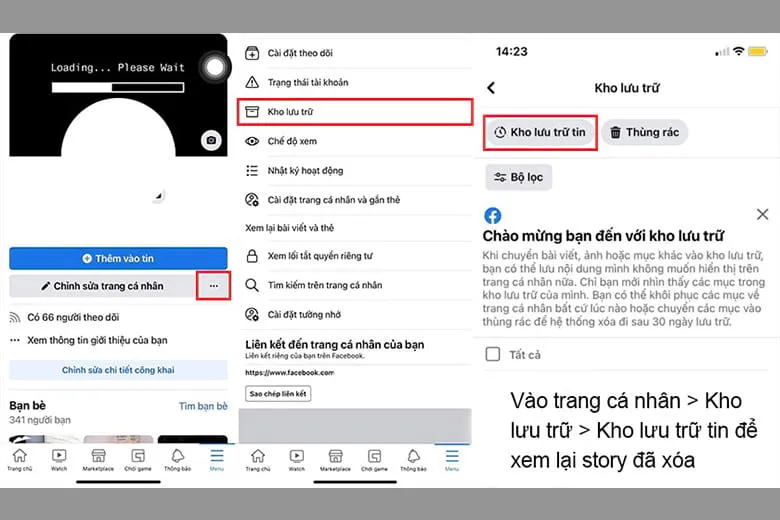 Hướng dẫn cách khôi phục story đã xóa trên Facebook – Instagram trên điện thoại, máy tính