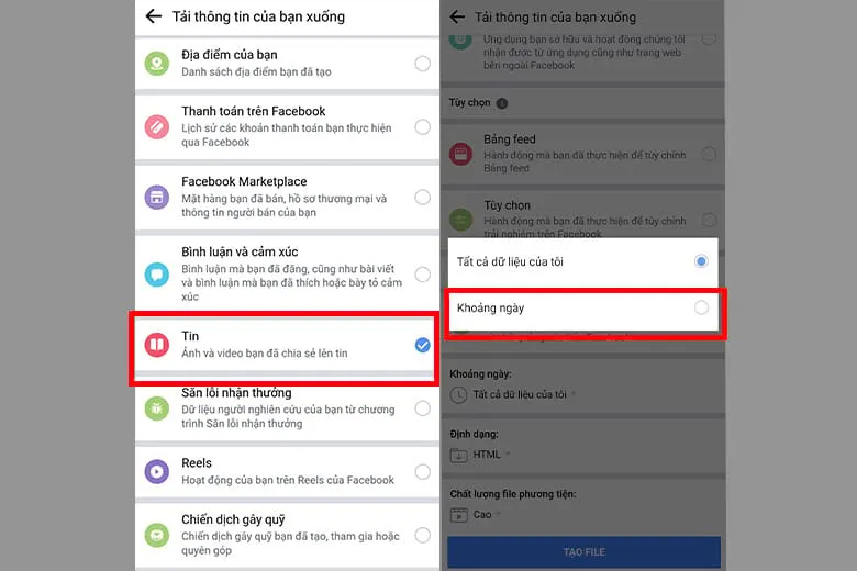 Hướng dẫn cách khôi phục story đã xóa trên Facebook – Instagram trên điện thoại, máy tính