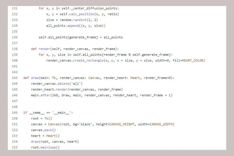 Hướng dẫn cách làm code hình trái tim Python đơn giản nhất cho bạn