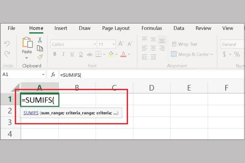 Hướng dẫn cách sử dụng hàm SUMIF trong Excel và ví dụ cụ thể