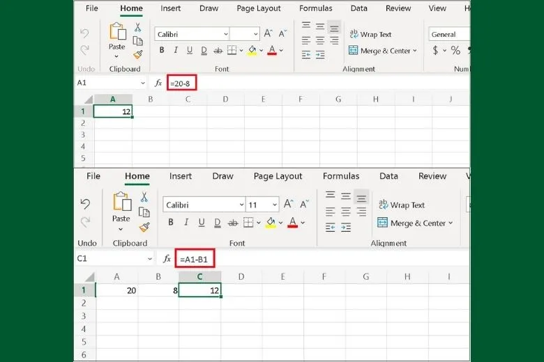 Hướng dẫn cách sử dụng phép trừ trong Excel: Trừ số, ngày tháng, kí tự, tỉ lệ….