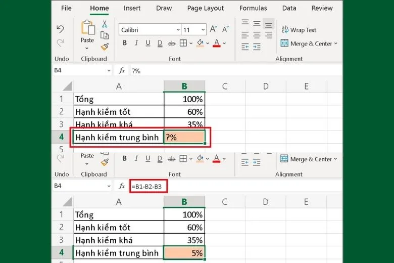 Hướng dẫn cách sử dụng phép trừ trong Excel: Trừ số, ngày tháng, kí tự, tỉ lệ….