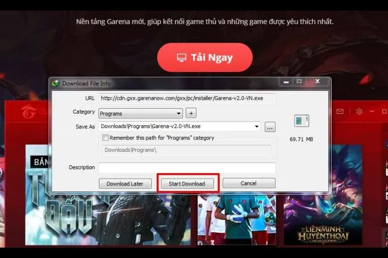 Hướng dẫn cách tải, cài đặt và gỡ cài đặt ứng dụng Garena trên máy tính cho game thủ