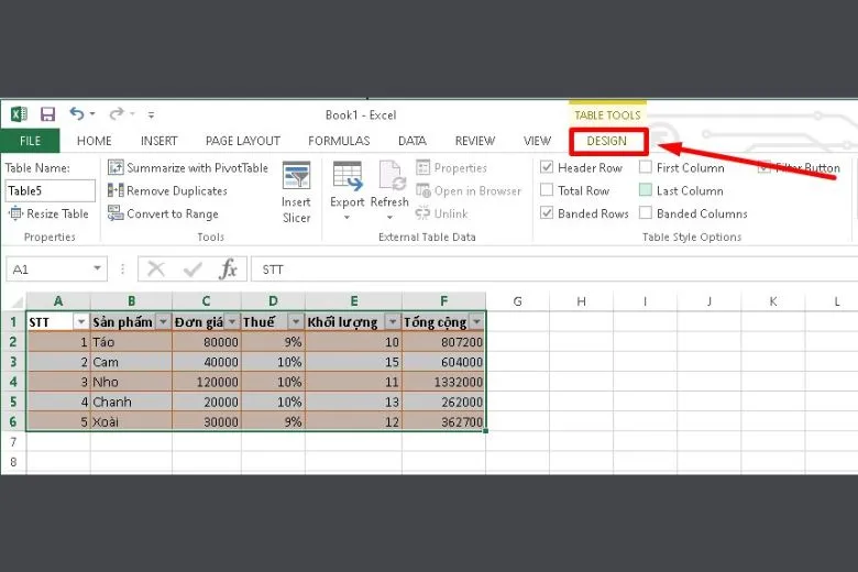 Hướng dẫn cách tạo, chỉnh sửa, xóa bảng trong Excel cực kì đơn giản, dễ làm