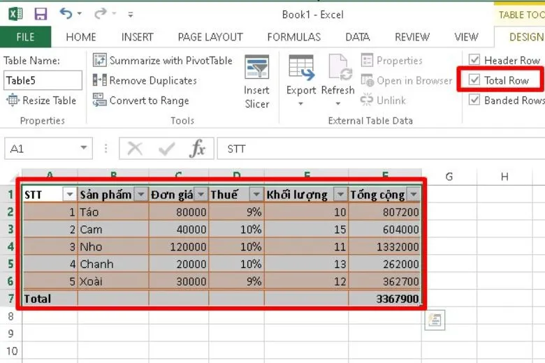 Hướng dẫn cách tạo, chỉnh sửa, xóa bảng trong Excel cực kì đơn giản, dễ làm