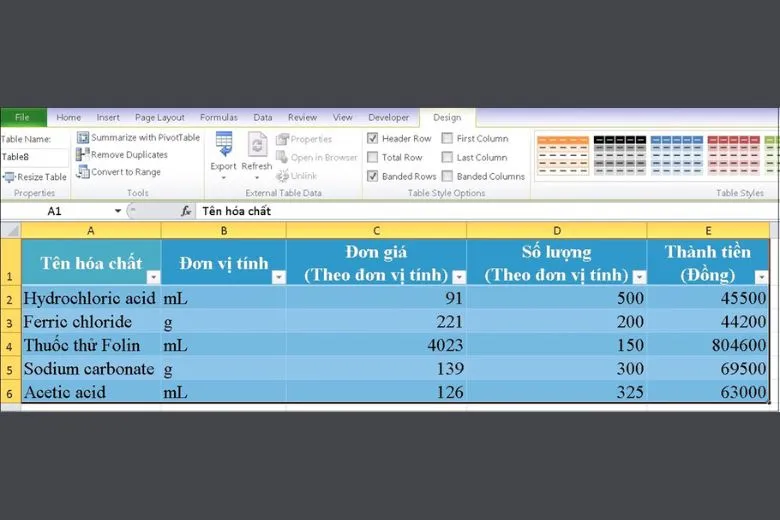 Hướng dẫn cách tạo, chỉnh sửa, xóa bảng trong Excel cực kì đơn giản, dễ làm