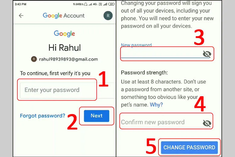 Hướng dẫn cách thay đổi mật khẩu Gmail trên mọi thiết bị [Thành công 100%]