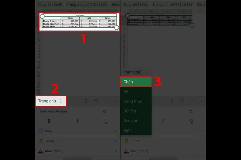 Hướng dẫn cách vẽ biểu đồ cột, đường, tròn, miền trong Excel chi tiết