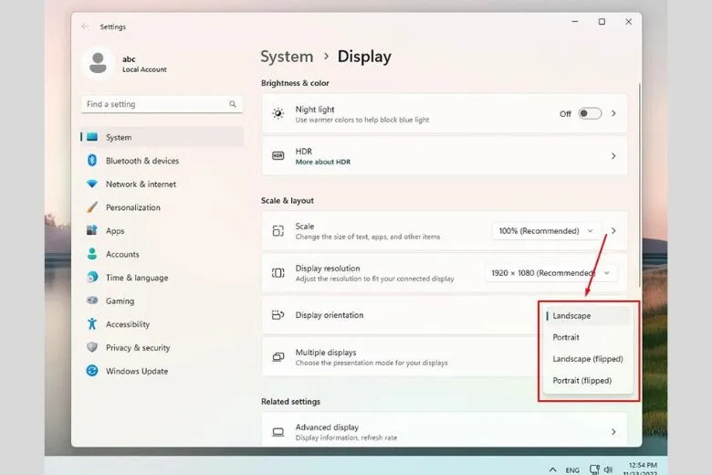 Hướng dẫn cách xoay màn hình máy tính Windows 10, 11 đơn giản và chi tiết