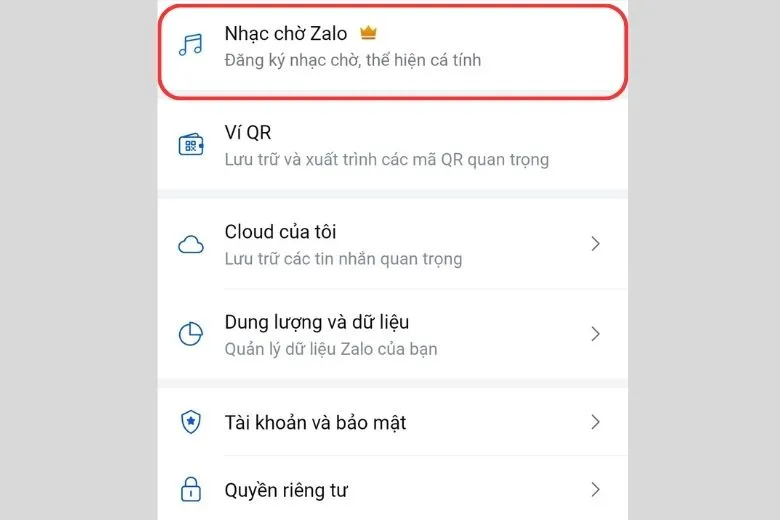 Hướng dẫn cài đặt nhạc chờ cuộc gọi Zalo đơn giản nhanh chóng