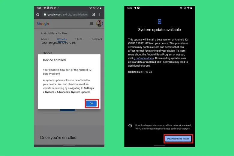 Hướng dẫn cập nhật Android 12 Beta mới với giao diện được cải tiến, độ bảo mật cao hơn