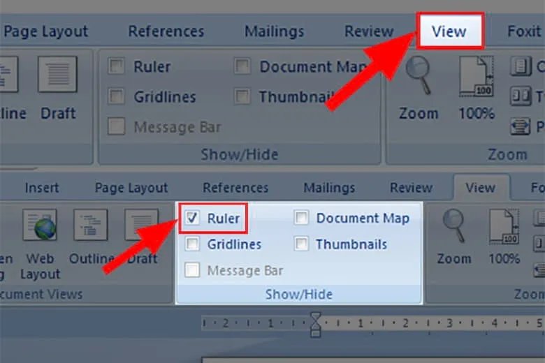 Hướng dẫn chi tiết cách hiện thước trong Word mới nhất
