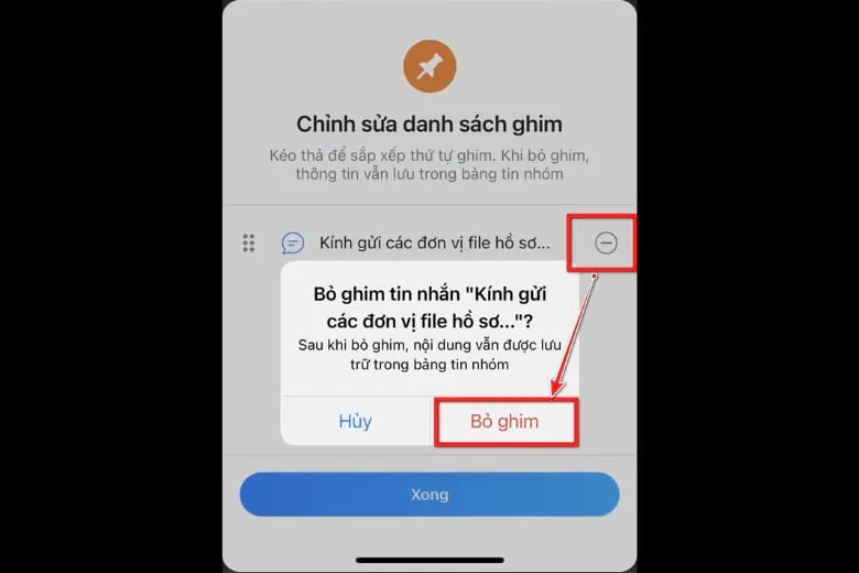 Hướng dẫn ghim và bỏ ghim tin nhắn trên Zalo với điện thoại và máy tính