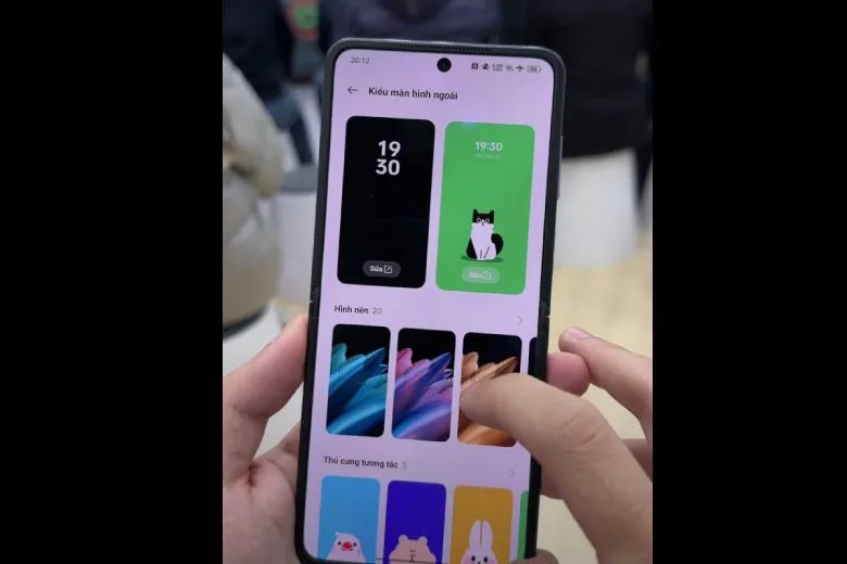 Hướng dẫn hiển thị thú cưng ảo trên OPPO Find N2 Flip cực vui nhộn