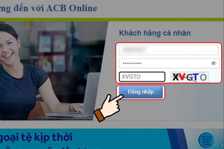 Hướng dẫn lấy lại mật khẩu ACB Online khi quên mật khẩu