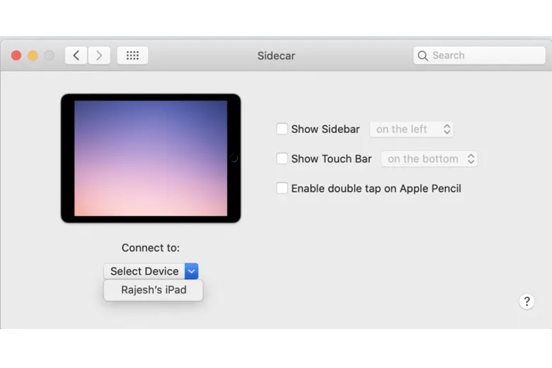 Hướng dẫn sử dụng iPad làm màn hình phụ cho Mac bằng Sidecar