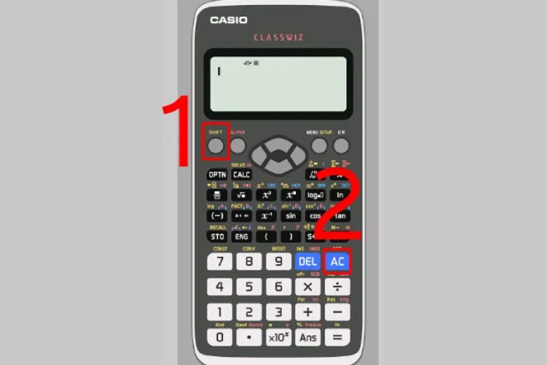 Hướng dẫn tắt máy tính Casio, Citizen, Texas Instruments, HP,…