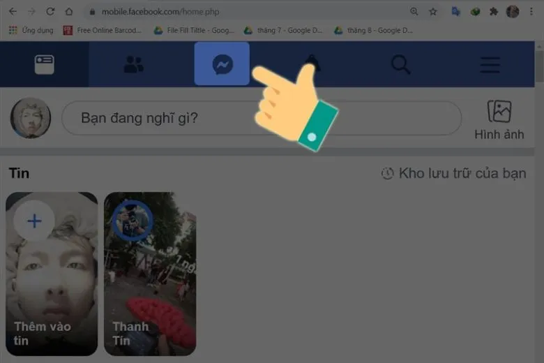 Hướng dẫn xem tin nhắn đầu tiên trên Messenger khi mới tạo Facebook