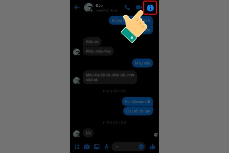 Hướng dẫn xem tin nhắn đầu tiên trên Messenger khi mới tạo Facebook