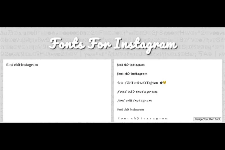 Làm sao để thay đổi font chữ trên Instagram – Hướng dẫn chi tiết các bước