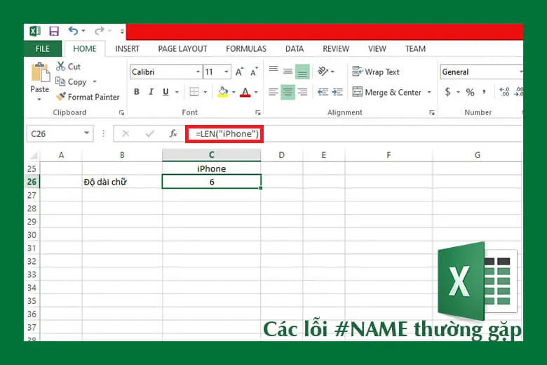 Lỗi #NAME là gì? Hướng dẫn sửa lỗi NAME trong Excel chi tiết