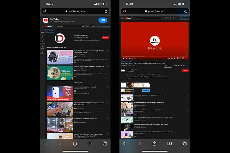 Sử dụng tính năng Picture in Picture trên iPhone: Giúp bạn xem video Youtube mà không cần đến Youtube Premium.