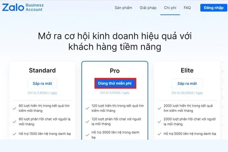 Tài khoản Business Zalo là gì? Cách đăng ký Zalo Business Account