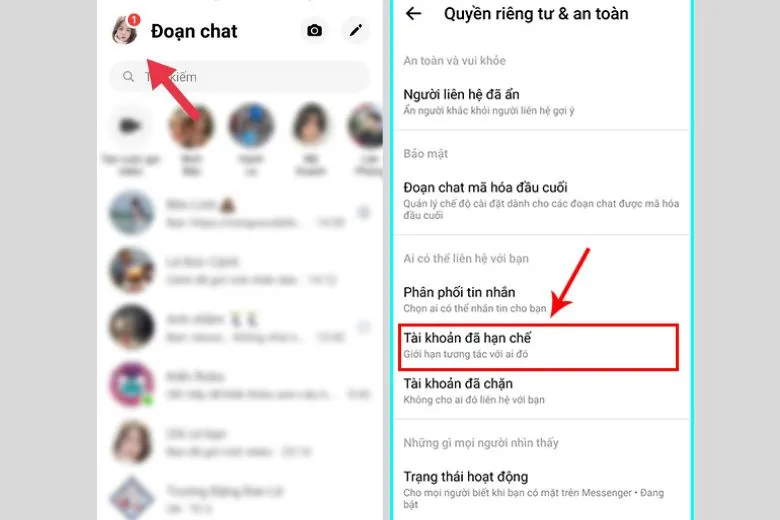 Tin nhắn ẩn, tin nhắn hạn chế trên Messenger là gì? Cách xem tin nhắn hạn chế trên Messenger