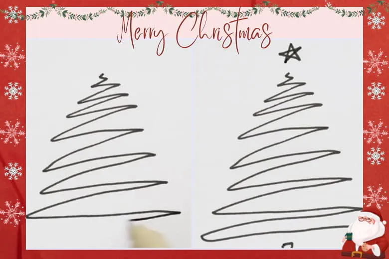 Tổng hợp 18 cách vẽ cây thông Noel đơn giản, đẹp nhất cho mẹ và các bé